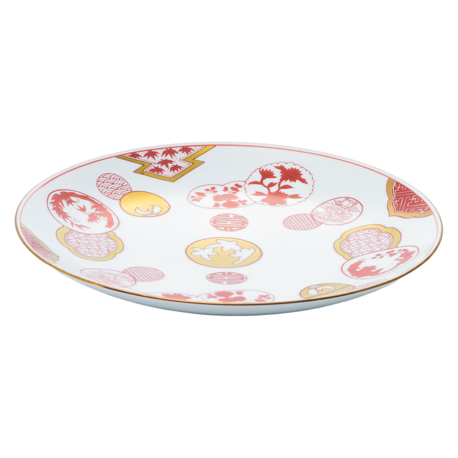 Amazon.co.jp: ARITA PORCELAIN LAB 大皿 直径300×高さ43mm ゴールド